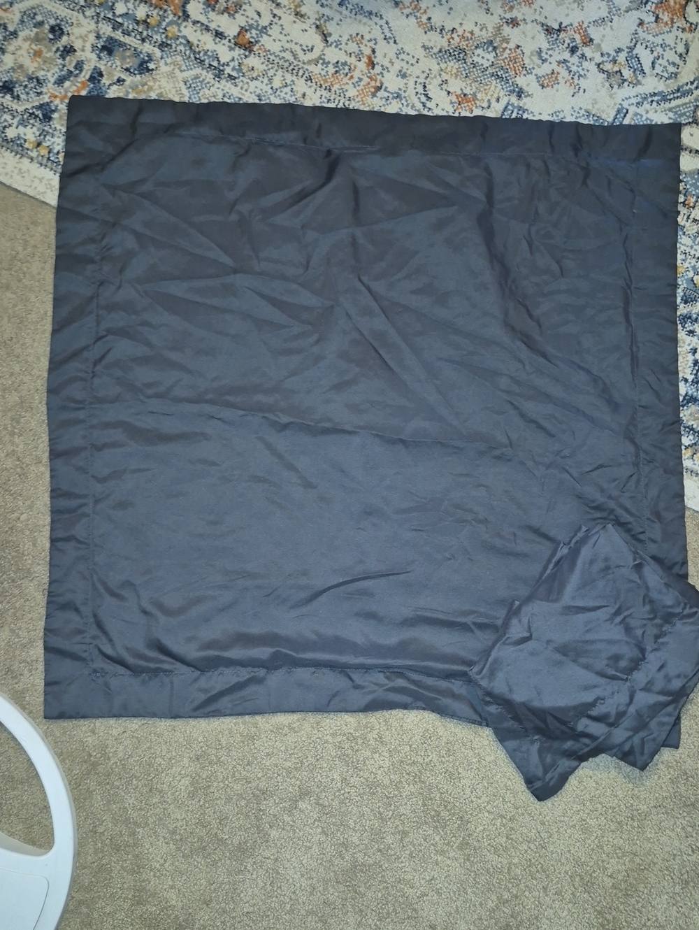 Macy's Solid Dark Black Pillow Sham Set